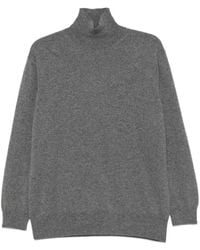 Malo - Pull En Cachemire À Col Montant - Lyst