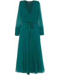 ROSERRY - Wrap Long-Sleeve Midi Dress - Lyst