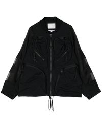 Yoshio Kubo - Mesh-panels Blouson Jacket - Lyst