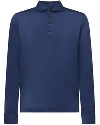 Fedeli - Buttoned Long-Sleeve Polo Shirt - Lyst