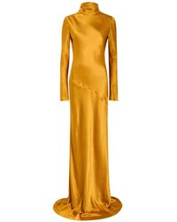 TOVE - Gio High-Neck Long-Sleeve Maxi Dress - Lyst