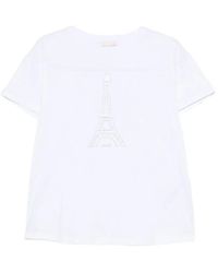 Liu Jo - Crew-Neck T-Shirt - Lyst