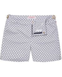 Orlebar Brown - Bulldog Tessoro Geometric-Jacquard Swim Shorts - Lyst