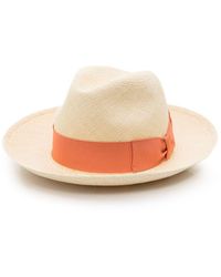 Borsalino - Amedeo Panama Quito Fedora Hat - Lyst