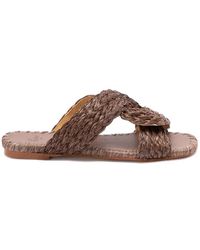 Castañer - Padme/258 Braided Raffia Flat Sandals - Lyst