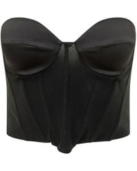 ACTUALEE - Strapless Boned Bustier Top - Lyst