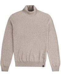 Fay - Jersey De Punto Con Cuello Vuelto - Lyst