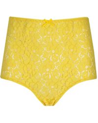 Laura Urbinati - Floral-Lace Briefs - Lyst