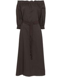 P.A.R.O.S.H. - Canyox Belted Maxi Dress - Lyst