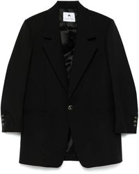 Marine Serre - Twill Blazer - Lyst