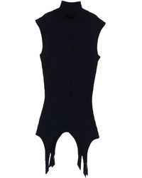 Jean Paul Gaultier - Top Smanicato A Coste - Lyst