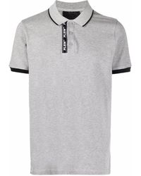 Philipp Plein - Logo-Tape Detail Polo Shirt - Lyst