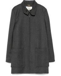 Chloé - Oversized Mantel Met Rits - Lyst