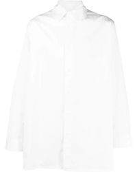 Yohji Yamamoto - Long-Sleeve Cotton Shirt - Lyst