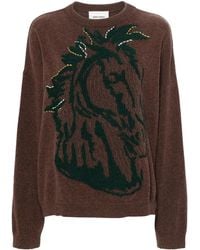 Henrik Vibskov - Trui Met Jacquard - Lyst