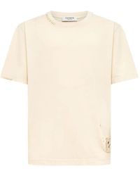 Laneus - T-Shirt Ample À Effet Usé - Lyst