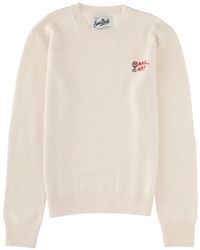 MC2 Saint Barth - Embroidery Crew Neck Sweater - Lyst
