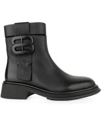 Linda Baumann - Buckle-Detail Leather Boots - Lyst
