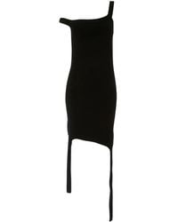 JW Anderson - Fine-Knit Asymmetric Mini Dress - Lyst
