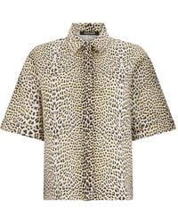 Roberto Cavalli - Chemise À Imprimé Léopard - Lyst