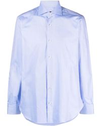 Barba Napoli - Tailored Cotton Shirt - Lyst