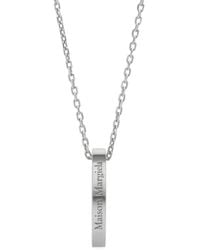 Maison Margiela - Logo Ring Pendant Necklace - Lyst