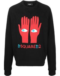 DSquared² - Sweatshirt mit grafischem Print - Lyst