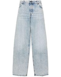 Haikure - Distressed Wide-leg Jeans - Lyst