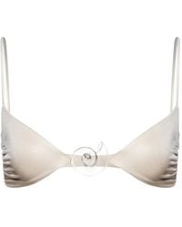 Salt & Wave - Aphrodite Shell-Detail Bikini Top - Lyst