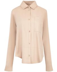 Loewe - Camisa De Ante Con Botones - Lyst