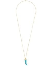 Eshvi - Collar Con Colgante De Turquesa - Lyst
