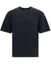 Herno - T-Shirt Met Geborduurd Logo - Lyst