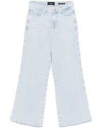 7 For All Mankind - Lotta Wide-Leg Jeans - Lyst