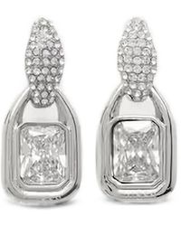 Guess - Radiosa Crystal-Embellished Drop Earrings - Lyst