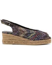 Missoni - Open-Toe Slingback Sandals - Lyst