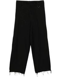 TEAM WANG design - Gedrapeerde Broek - Lyst