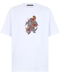 Roberto Cavalli - T-Shirt À Logo Imprimé - Lyst