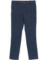 BOSS - Linen Tailored Trousers - Lyst