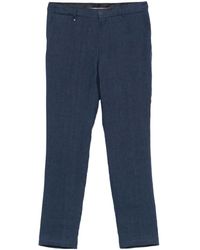 BOSS - Pantalones de vestir de lino con pinzas - Lyst