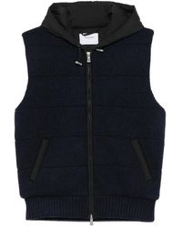 Gran Sasso - Chaleco Acolchado Con Capucha - Lyst