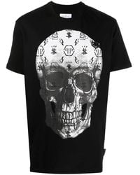 Philipp Plein - Skull-Graphic T-Shirt - Lyst