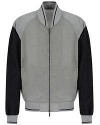 ARMANI EXCHANGE - Long-Sleeves Bomber Jacket - Lyst