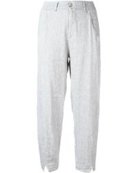Transit Cropped Pants - Gray