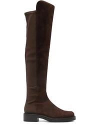 Stuart Weitzman - Stiefel aus Wildleder - Lyst