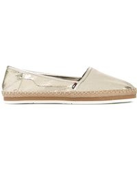 tommy hilfiger metallic espadrilles