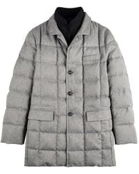 Fay - Manteau À Design Matelassé - Lyst