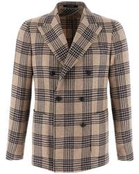 Tagliatore - Sakko mit Karomuster - Lyst