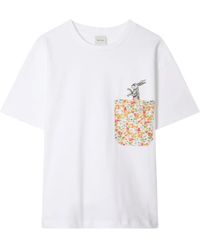 Paul Smith - Rabbit Floral Pocket T-Shirt - Lyst