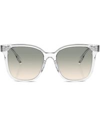 Tory Burch - Logo-Plaque Oversize-Frame Sunglasses - Lyst