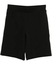 EA7 - Logo-Patch Shorts - Lyst
